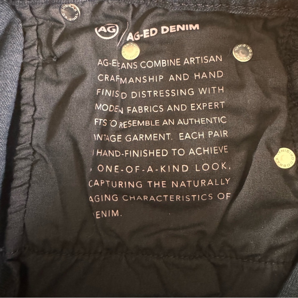 AG Adriano Goldschmied Women's Farrah Boot Jeans in "4 Years Discord" Size 27 - Picture 14 of 15